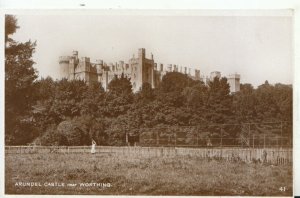 Sussex Postcard - Arundel Castle - Near Worthing - Real Photograph - Ref TZ3974