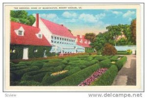 The Gardens, Home of Washington, Mount Vernon, Virginia, 30-40s