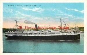 Clyde Line Steamship, Steamer Lenape, St Johns River, Jacksonville Florida 