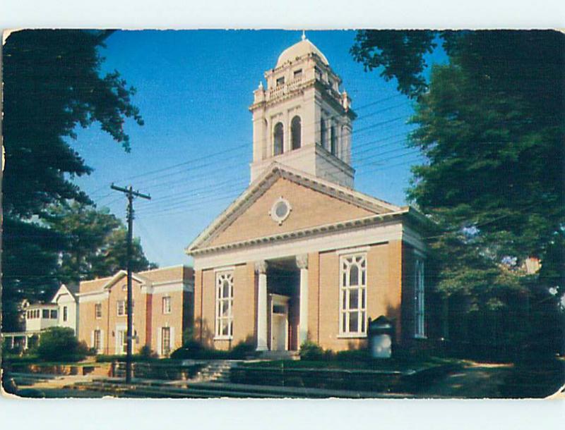 1950's CHURCH SCENE Marietta Georgia GA p4467