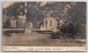 Ashland KY Kentucky Henry Clays Home RPPC c1906 Real Photo Postcard B33