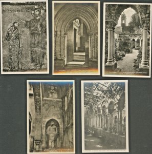 PALERMO SICILY ITALY~LOT OF 5 PHOTO POSTCARDS