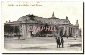 Paris Old Postcard The Grand Palace Champs Elysees