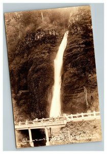 Vintage Early 1900's Columbia River Highway Oregon Waterfall UNPOSTED