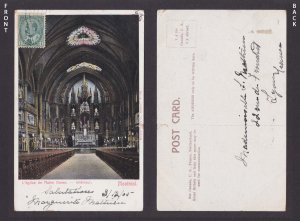 Postcard, CANADA, Montreal, Notre-Dame Basilica, Interior