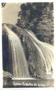 real photo 72 ft high - Turner Falls, Oklahoma OK  