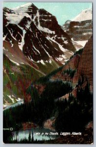 Lake In The Clouds, Laggan, Banff National Park AB, Antique Valentine Postcard