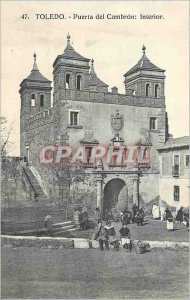 Postcard Old Toledo Puerta del Cambron Interior