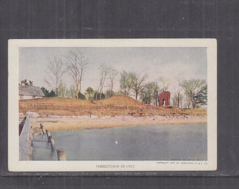 JAMESTOWN EXPOSITION,VIRGINIA,1907 ppc, JAMESTOWN in 1907, unused.