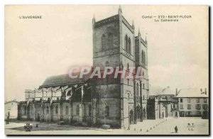 Old Postcard Auvergne Cantal Saint Flour La Cathedrale