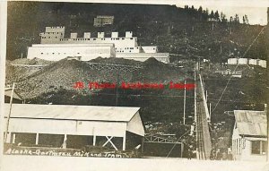 AK, Juneau, Alaska, RPPC, Gastineau Gold Mine Mill & Tram, 1917 PM, Photo