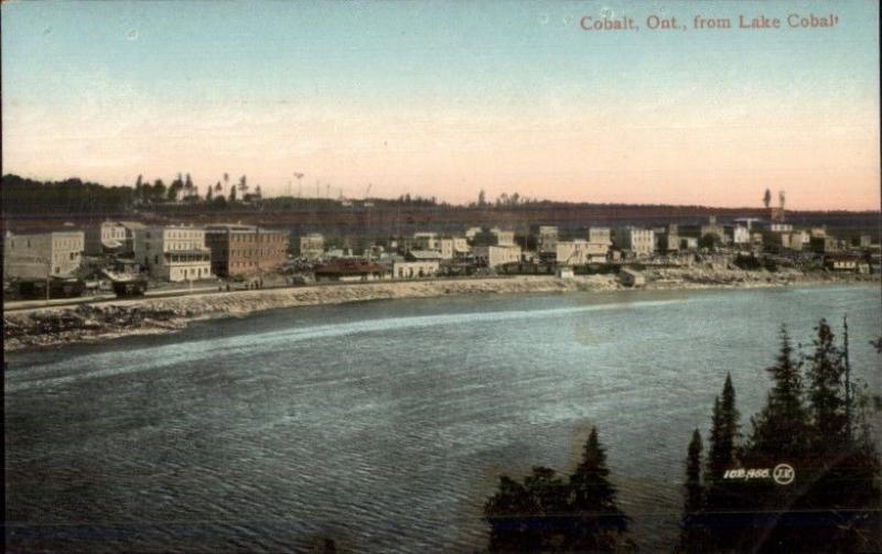 Cobalt Ontario ON From Lake Cobalt c1910 postcard