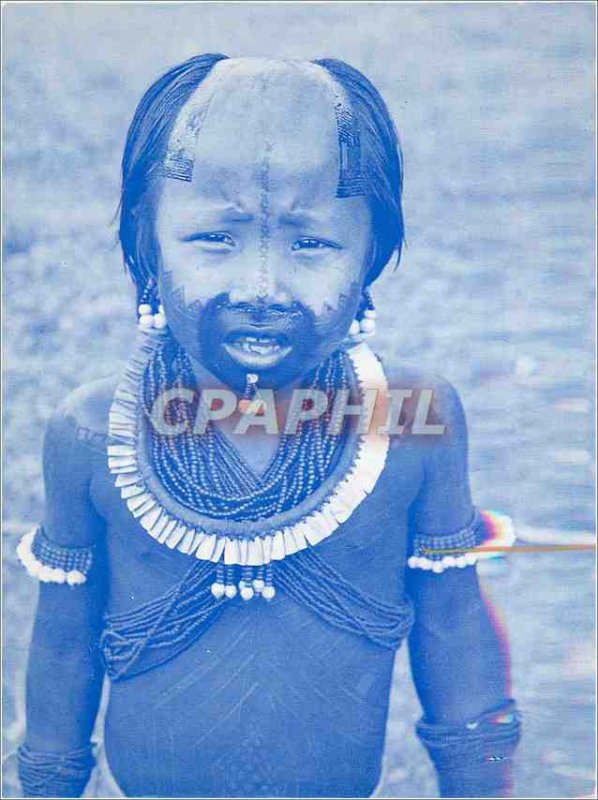 Postcard Modern Child Kayapo brazil