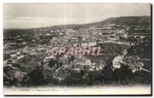 Old Postcard Panorama Thiers Thiers