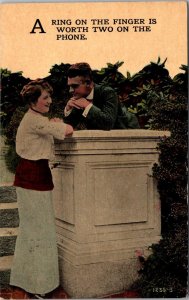 Romantic Couple I've A Love Story Of My Own For You 1912
