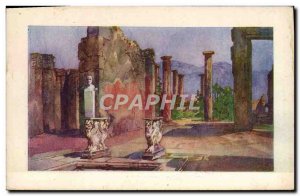 Old Postcard Pompei Casa di Cornelio Rufo