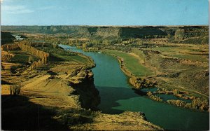 Snake River Gorge near Perrine Memorial Bridge Grand Canyon of Idaho 1960s PC