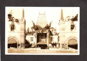 CA Chinese Theatre, Theater, Hollywood California Postcard, RPPC, Real Photo PC