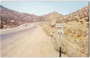 TIJERAS CANYON Albuquerque, New Mexico ROUTE 66 Roadside 1950s Vintage Postcard
