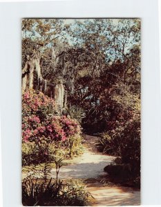 Postcard Ormond War Memorial Garden, Ormond Beach, Florida