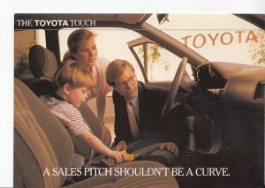 Motor Cars Advert Postcard - Toyota Promotion Sales Postcard - EB163