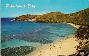 Hanauma Bay HI Hawaii c1967 Ray Helbig's Postcard H8