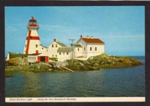 NB Head Harbour Lighthouse NEW BRUNSWICK CANADA PC