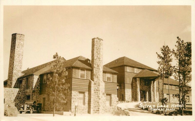 RPPC Postcard South Dakota 1920s Sylvan Lake Hotel occupation 23-7217