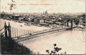 Hungary Budapest Latkepe Vintage Postcard C100