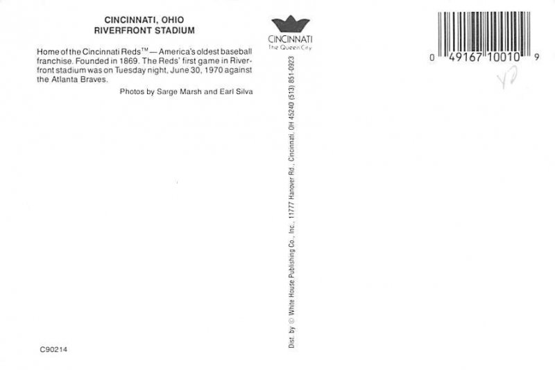 Riverfront Stadium Cincinnati , Ohio  