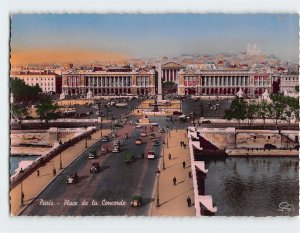 Postcard Concord Square, Paris, France