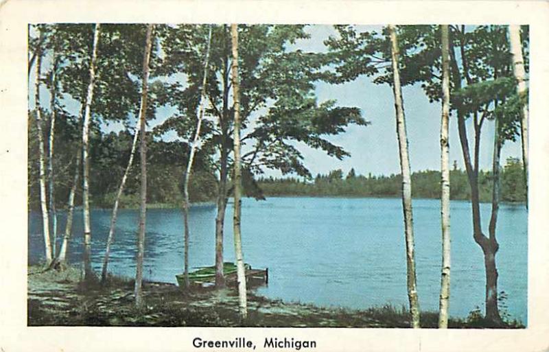 W/B Scenic for Greenville Michigan MI 1953