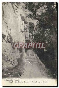 Old Postcard La Sainte Baume Montee de la Grotte