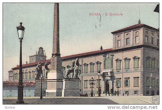 Il Quirinale, Roma (Lazio), Italy, 1900-1910s