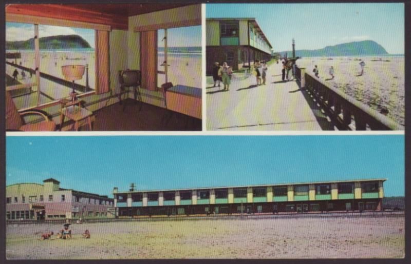 Ocean Front Motel,Seaside,OR Postcard