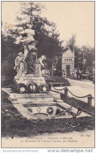 France Abbeville Cimetiere Le Monument de l'Amiral Courbet par Fontaine