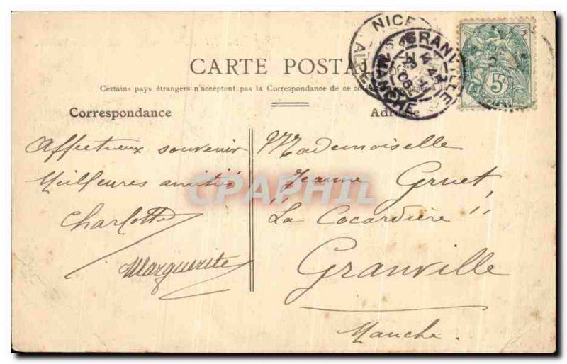 Postcard From Old Nice Cascade Public Garden