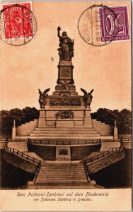 Germany Das Nationaldenkmal auf dem Niederwald Vintage Postcard C207