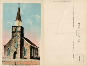 RIDGEFIELD N.J. DUTCH REFORMED CHURCH VINTAGE POSTCARD