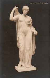 Vintage Postcard 1910's Aphrodite Venus Genetrix Greek Goddess Statue Sculpture 