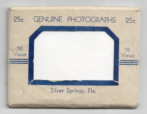 Silver Springs Florida - Vintage Postcard - Photo Folder - 10 views from 1947