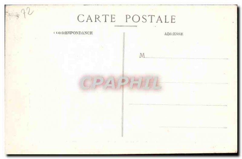 Old Postcard Vibraye Sarthe Le Chateau de Justice