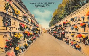 Vaults of Old Saint Louis Cemetery All Saint Day - New Orleans, Louisiana LA