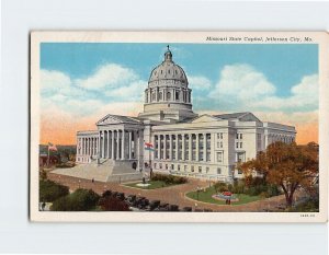 Postcard Missouri State Capitol Jefferson City Missouri USA