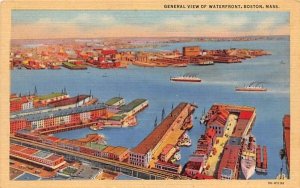 General View of Waterfront Boston, Massachusetts  