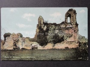 Hampshire: Ruins of Wolvesly Castle, Winchester c1907 by Shurrey