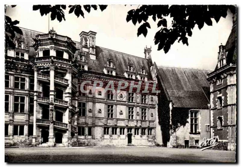 Modern Postcard Chateau De Blois staircase Francois 1er and dining States