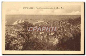 Postcard Old Honfleur Panoramic Mont Joli Jack