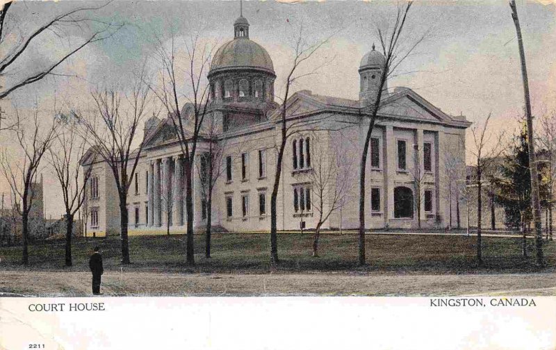 Court House Kingston Ontario Canada 1910c postcard