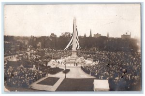 1907 Dedication Of McKinley Monument Buffalo New York NY RPPC Photo Postcard 